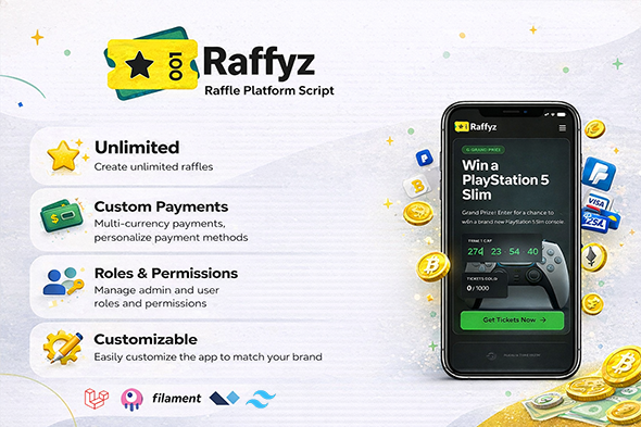 Raffyz - Raffle Platform Script