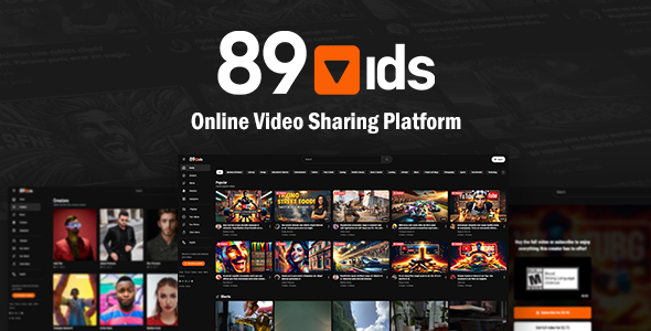 89vids - Online Video Sharing Platform